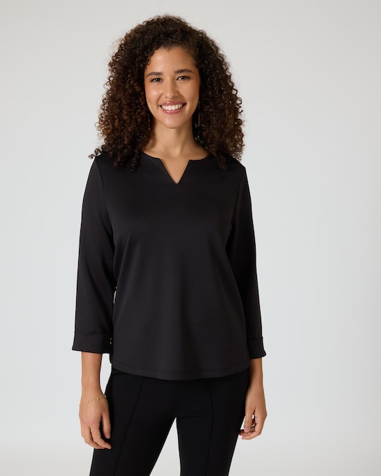 Produktabbildung für Shirt mit 3/4-Ärmeln