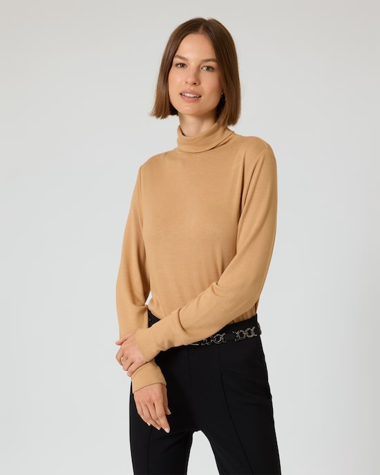 Produktabbildung für Flausch Rollkragenpullover