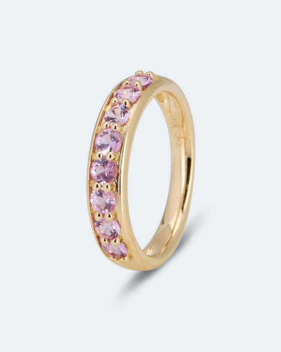 Produktabbildung für Ring mit Padparadscha Saphir