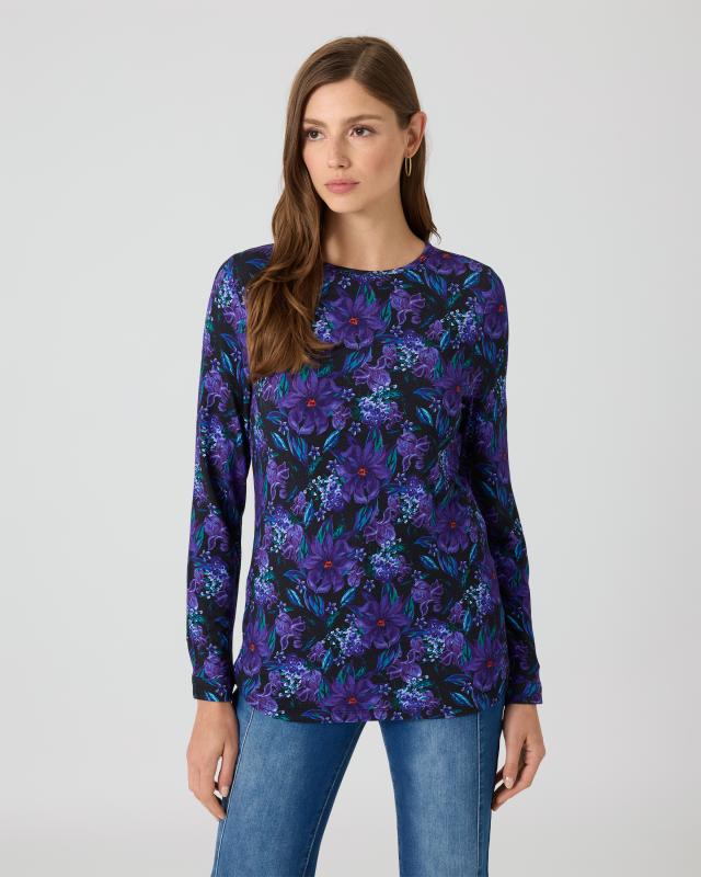 Shirt mit Blüten-Print