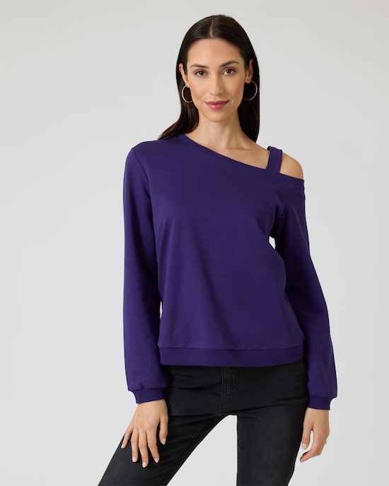 Produktabbildung für Cold Shoulder Sweatshirt