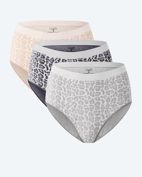 Produktabbildung für Seamless Slips "Leopard", 3er Pack