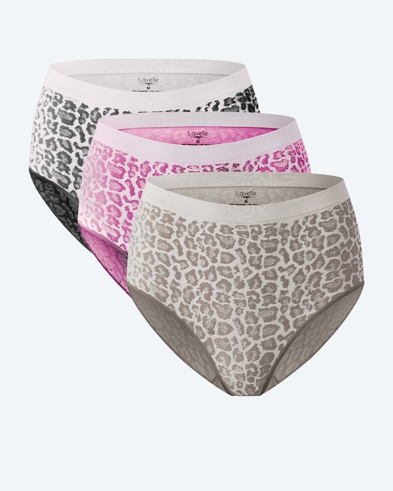 Produktabbildung für Seamless Slips "Leopard", 3er Pack