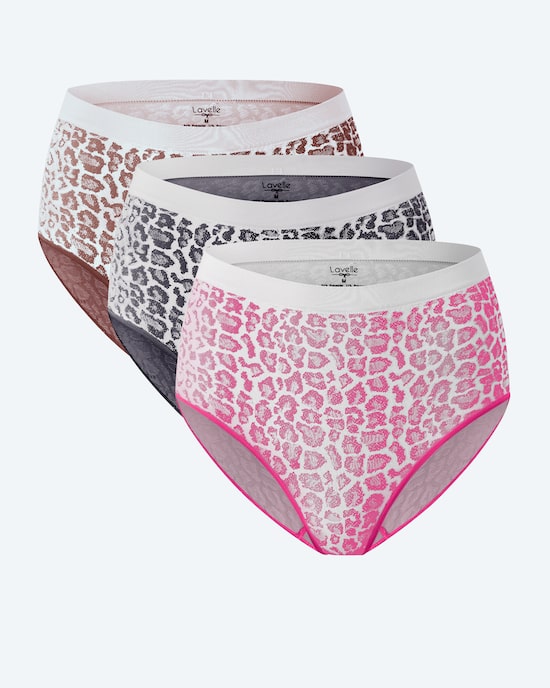 Produktabbildung für Seamless Slips "Leopard", 3er Pack