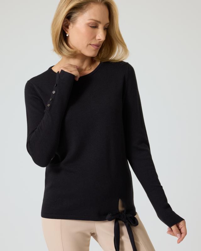 Pullover mit Schleifendetail