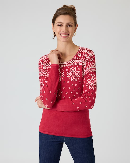 Produktabbildung für Classic Pullover "Norwegermuster"