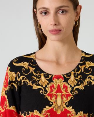 Classic Pullover mit Ornament-Druck