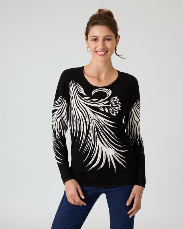 Classic Pullover mit Print