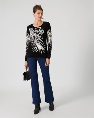 Classic Pullover mit Print