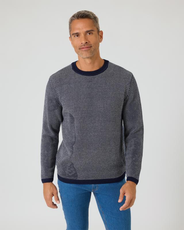 Pullover in Karo-Optik