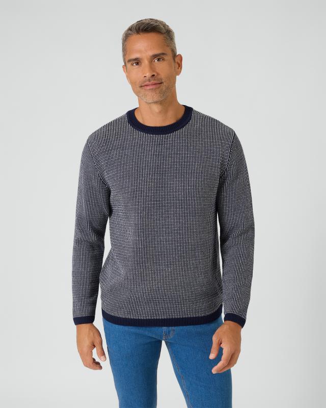 Pullover in Karo-Optik