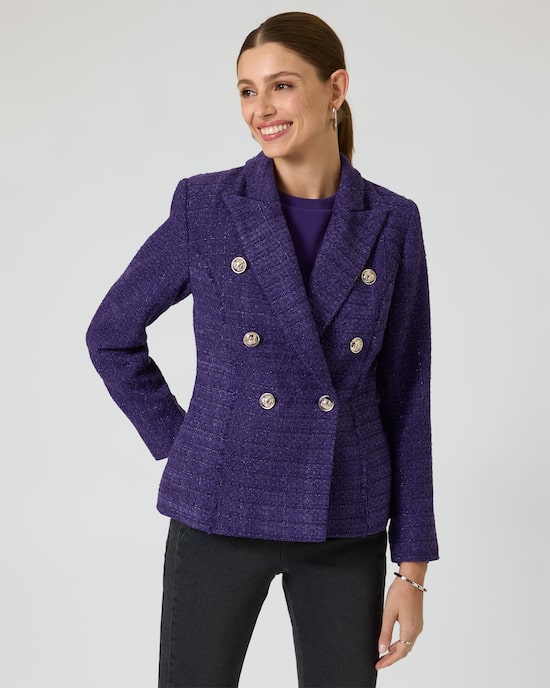 Produktabbildung für Blazer aus Bouclé Modell "Wow"