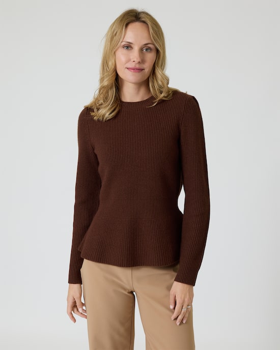 Produktabbildung für Pullover mit Volant