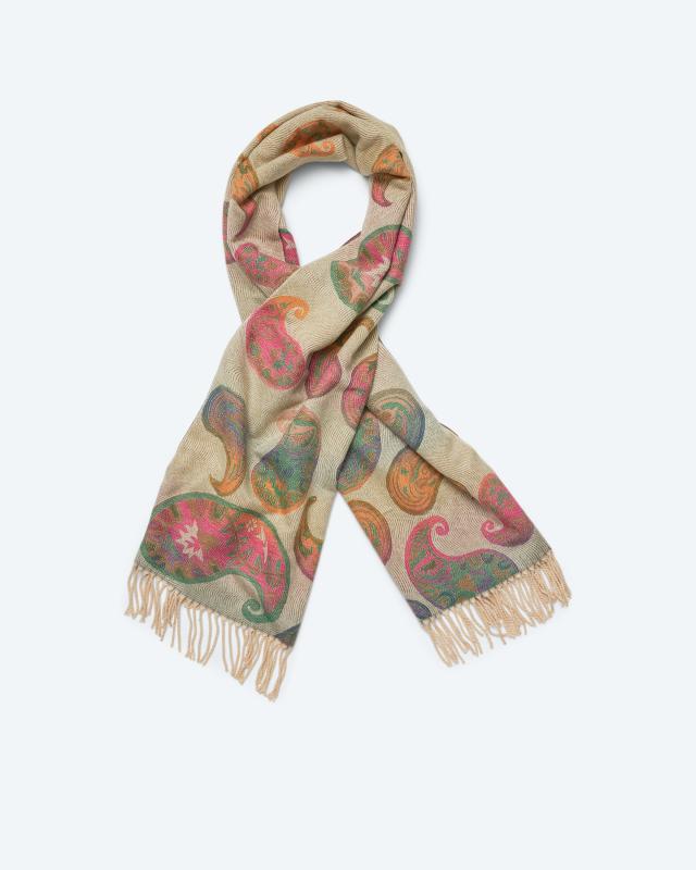 Schal mit Paisley-Jacquard