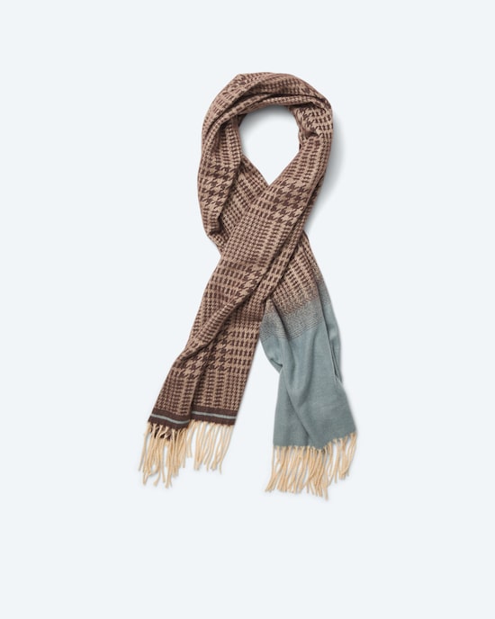Produktabbildung für Schal im Two-Tone-Style mit Hahnentritt