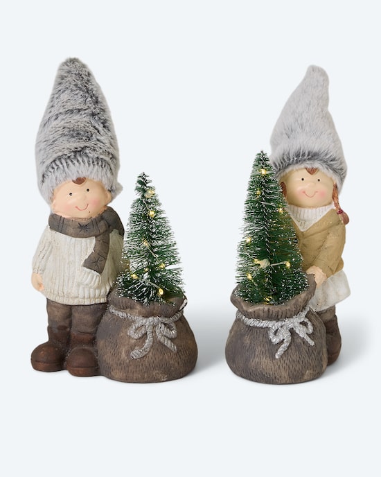 Produktabbildung für Winterfiguren mit LED-Bäumchen