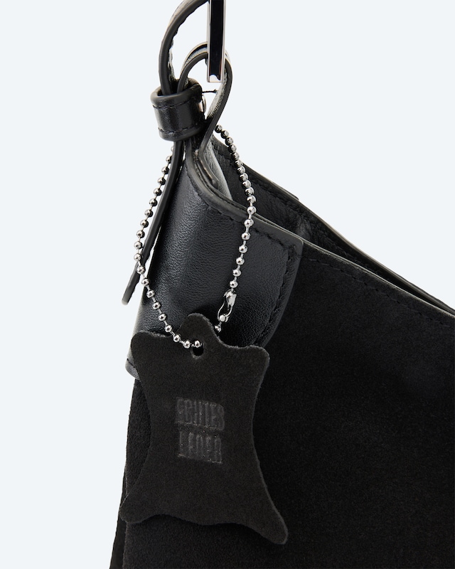 Beuteltasche in Velours-Optik
