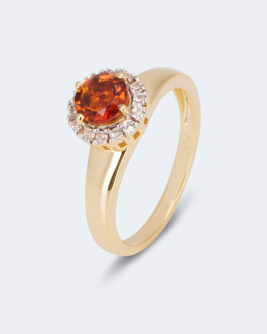 Produktabbildung für Ring mit Madeira Citrin