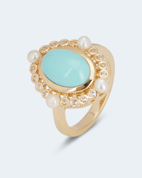 Produktabbildung für Ring mit Türkis