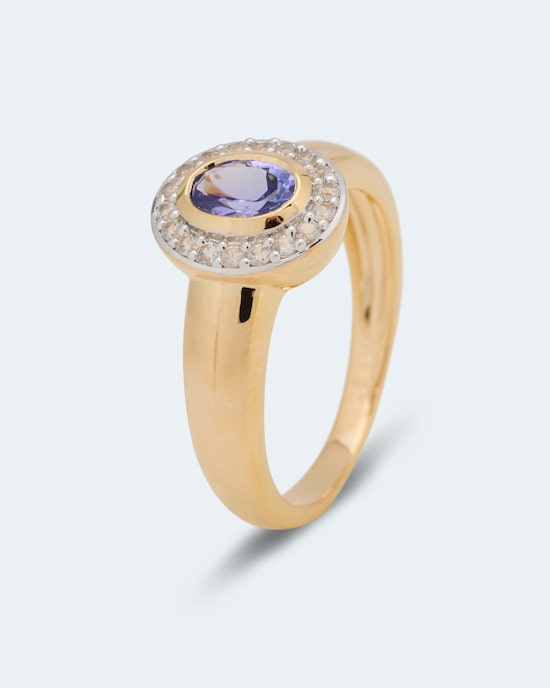 Produktabbildung für Ring mit Tansanit AAAA