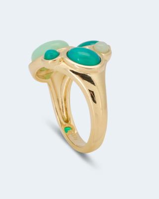 Ring mit Multi-Opal