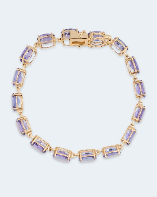 Produktabbildung für Armband mit Tansanit AAA+