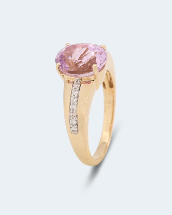 Produktabbildung für Ring mit Kunzit und Zirkon