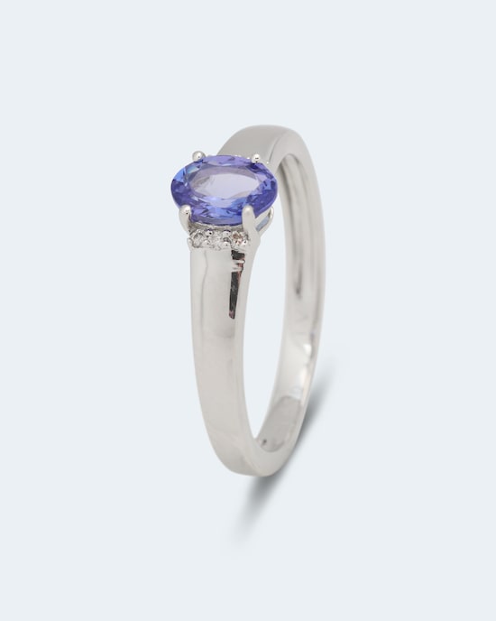 Produktabbildung für Ring mit Tansanit AAAA+ & Brillant