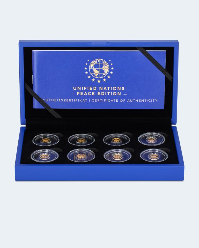Unified Nations Peace Ed. 2023 - 8 Goldmünzen