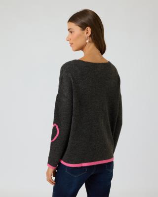 Strickpullover "Herzen"