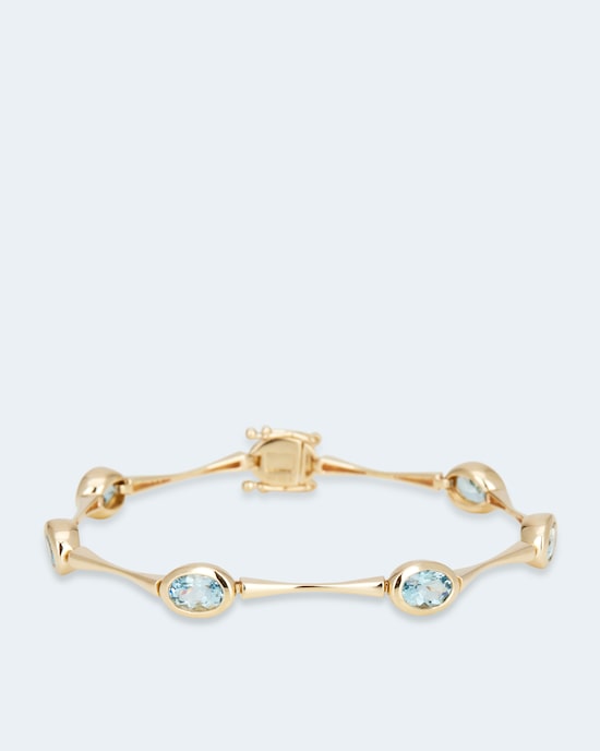 Produktabbildung für Armband mit Santa Maria Aquamarin