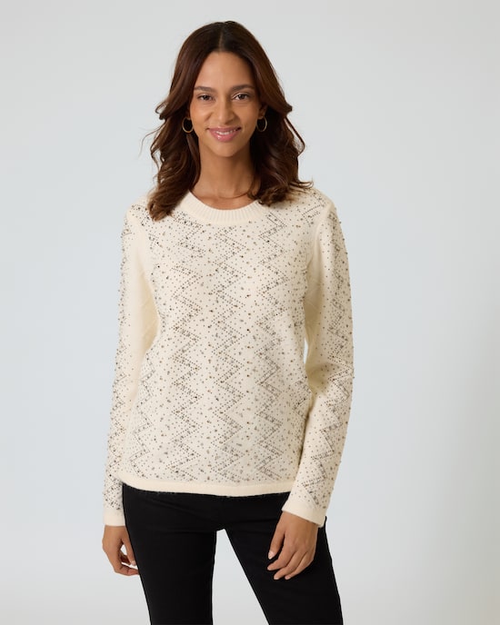 Produktabbildung für Pullover mit Strass