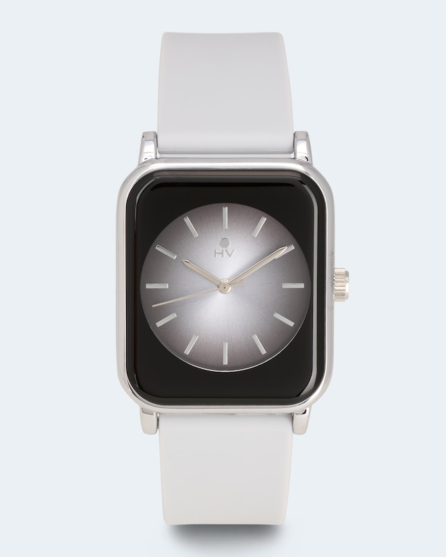 Damenuhr mit Silikonarmband