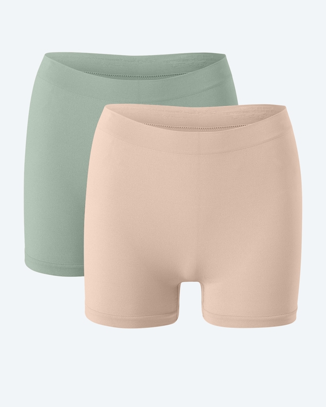 Seamless Hotpants, 2tlg.