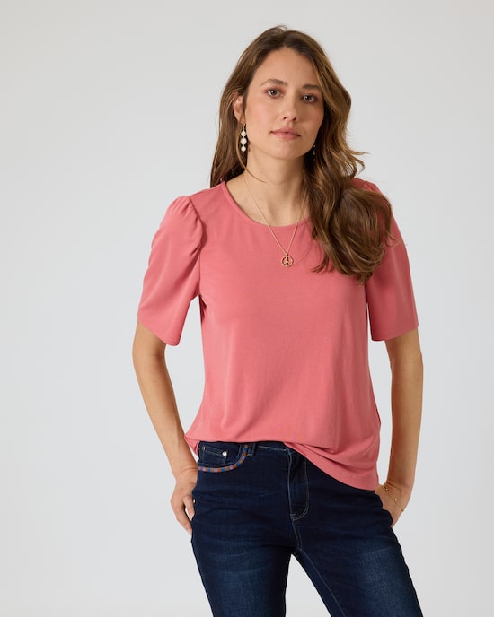 Produktabbildung für Shirt mit Puffärmeln