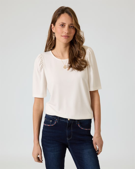 Produktabbildung für Shirt mit Puffärmeln