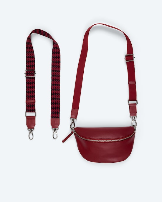 Produktabbildung für Leder-Gürteltasche mit Wechselriemen
