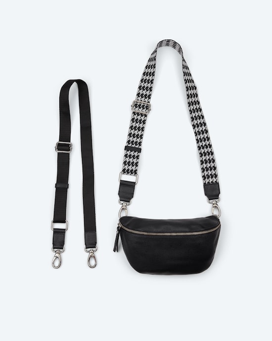 Produktabbildung für Leder-Gürteltasche mit Wechselriemen