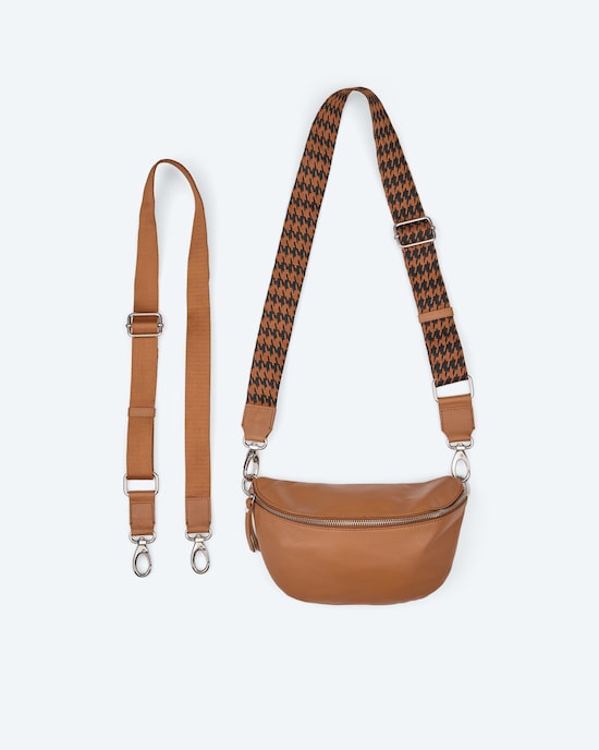 Produktabbildung für Leder-Gürteltasche mit Wechselriemen