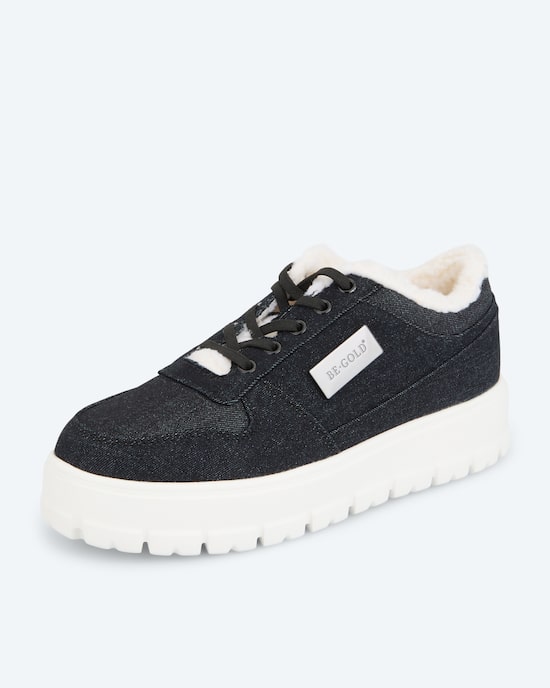 Produktabbildung für Sneaker mit Fellimitat