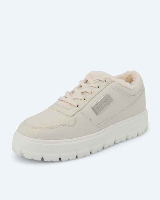 Produktabbildung für Sneaker mit Fellimitat