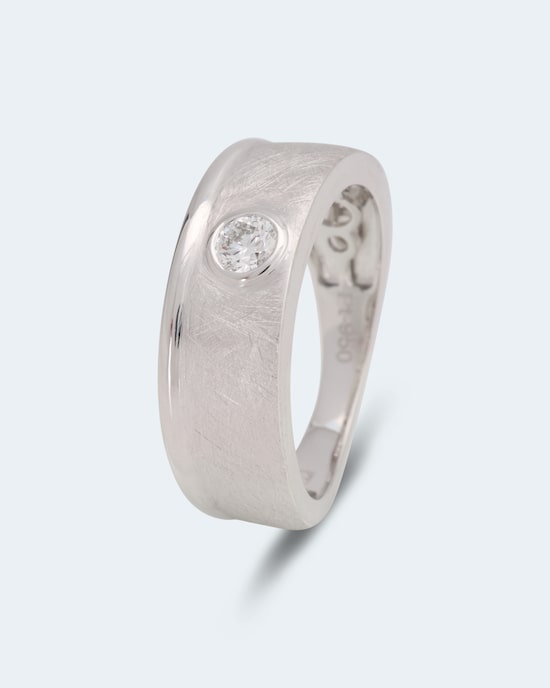 Produktabbildung für Platin-Brillantring 0,18 ct