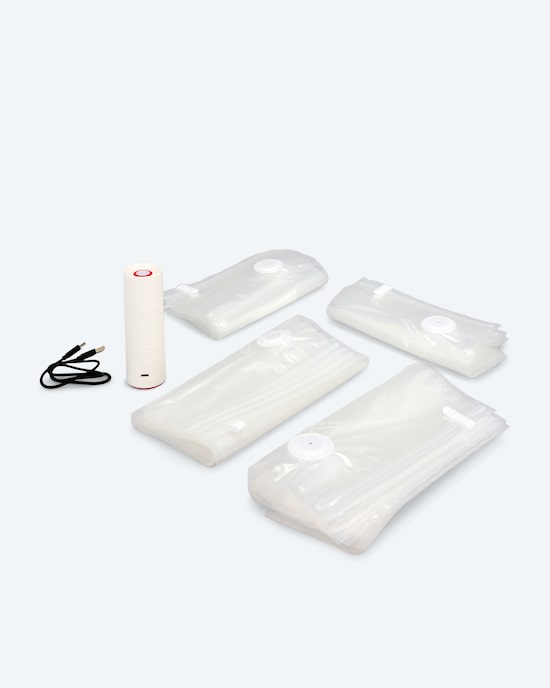 Produktabbildung für Mini Vakuumierer 3.0 mit Beutel