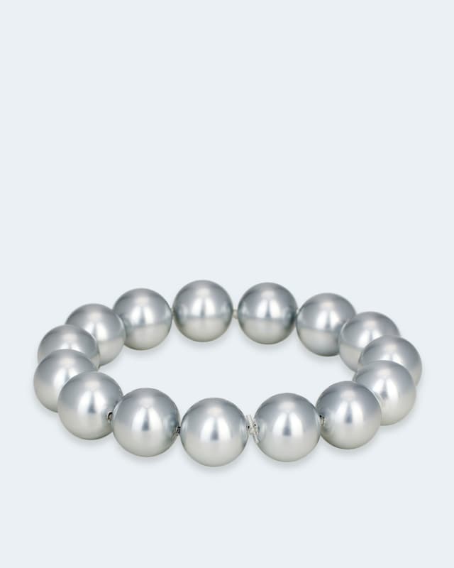 Flexarmband Muschelkernperlen 12mm