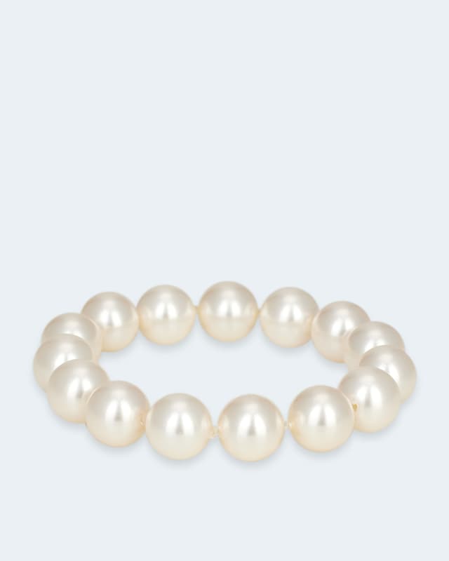 Flexarmband Muschelkernperlen 12mm