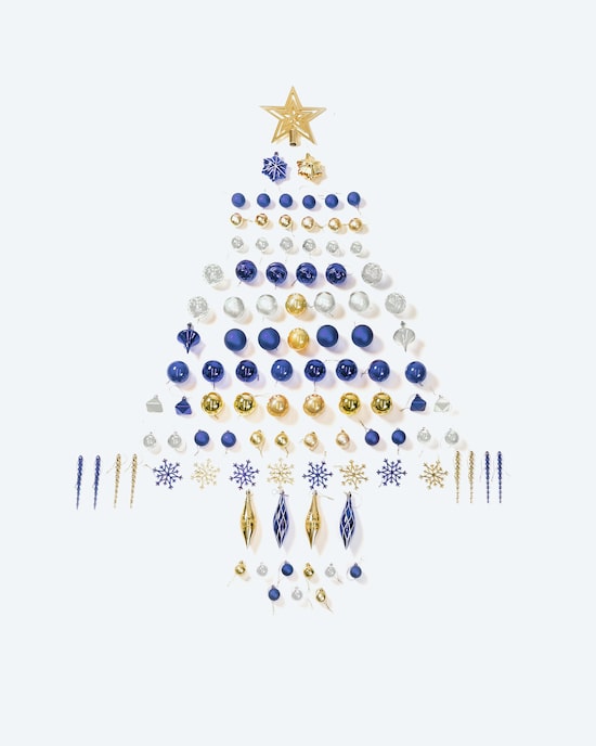 Produktabbildung für Weihnachtsbaum Dekoset 100tlg.