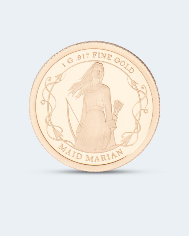 Goldmünzen Maid Marian, 10tlg.