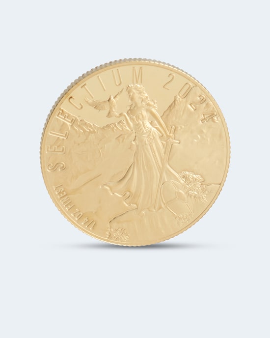 Produktabbildung für Selectium Goldmünze Helvetia 2024