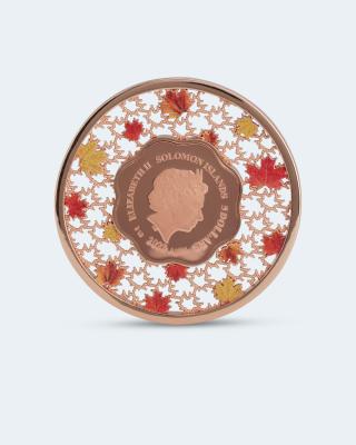 Silber Filigree Coin Maple Leaf 2023