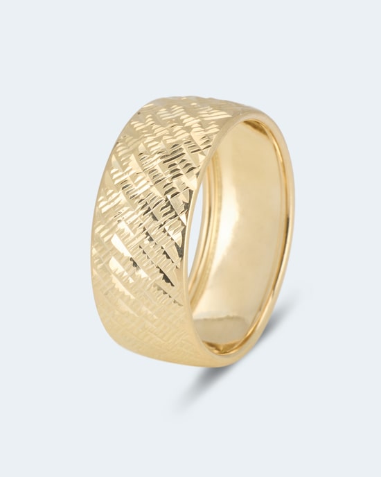 Produktabbildung für Bandring in Gold 585